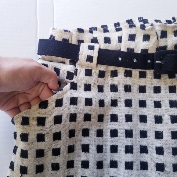 🌸 Anthropologie Eva Franco | Cotton Linen Blend Print Skirt - Picture 8 of 14